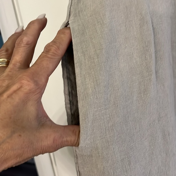 RACHEL ZOE Linen dress in soft powdery grey - Picture 4 of 11